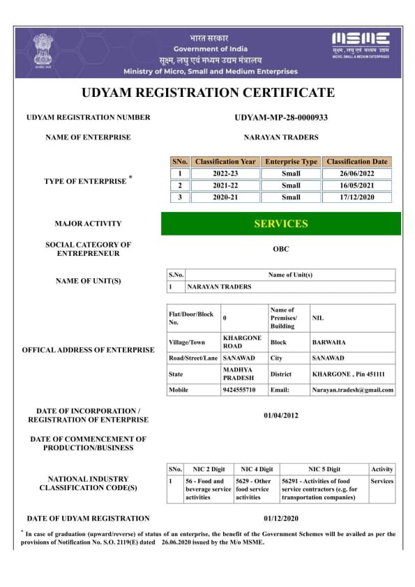 Udyam Regstration